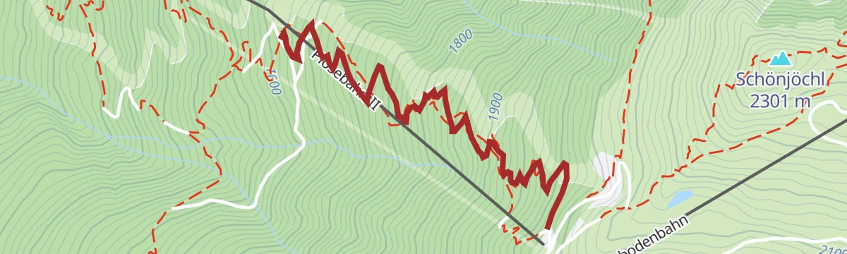 Route map: Brixen Bikepark: Sky Line